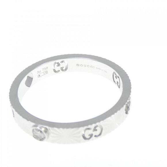 GUCCI White Gold Diamond Ring - Picture 4 of 5